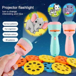 MINI FLASHLIGHT PROJECTOR SLIDE PROJECTOR TOY