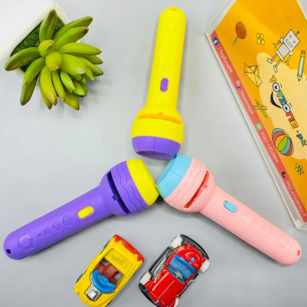 MINI FLASHLIGHT PROJECTOR SLIDE PROJECTOR TOY