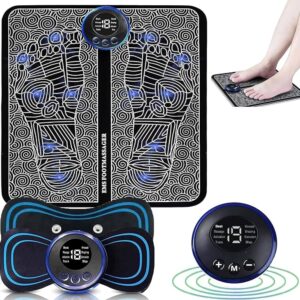Combo 3 Pcs Body Pad Massager +1 Pcs Foot Pad Massager + 1 Pcs Mechine