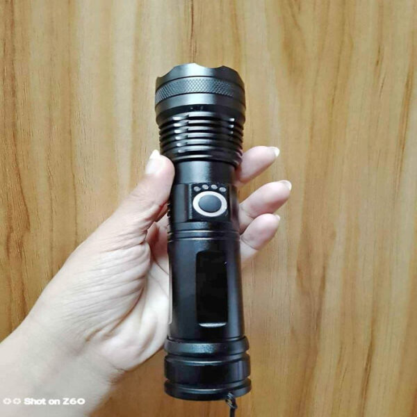 Waterproof Rechargeable Led Zoom Torch Light - Image 2