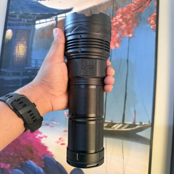 Premium Super Power Torch Light With Power bank - Image 4