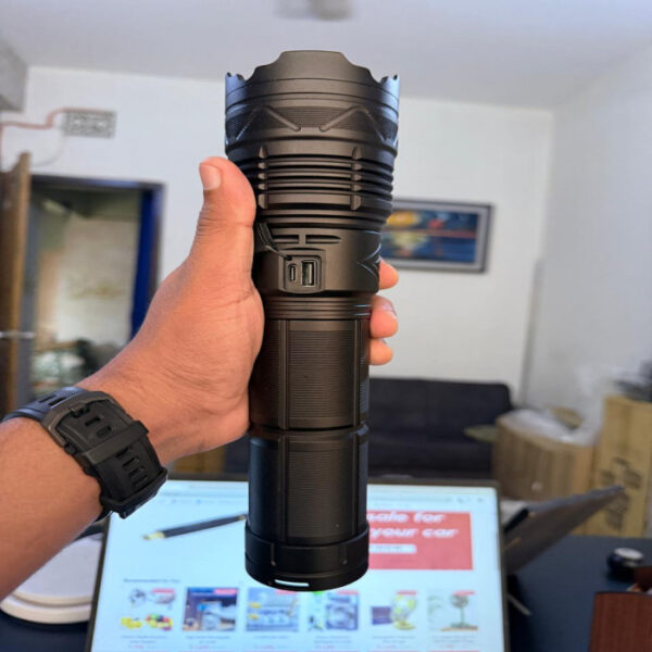 Premium Super Power Torch Light With Power bank - Image 5
