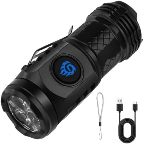 Rechargeable Mini Flashlight L-60 ( ABS ) - Image 3