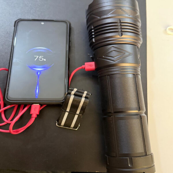 Premium Super Power Torch Light With Power bank - Image 6