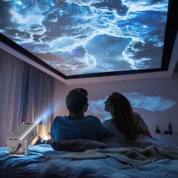 HY330 Full HD 1080P 4K Video Supported Android 11 WIFI-6 BT-5.0 Portable Projector - Image 6