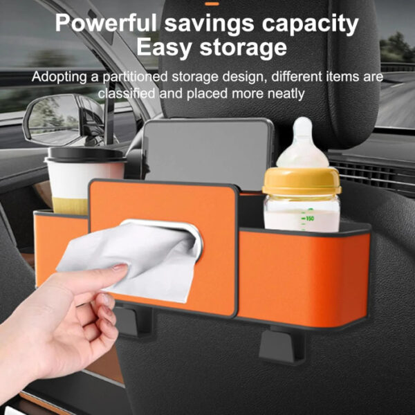 Multifunctional Car Tissue & Mobile Storage Box - Image 7