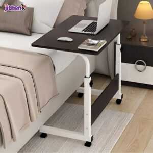 Single Layer Adjustable Laptop Desk With Wheels