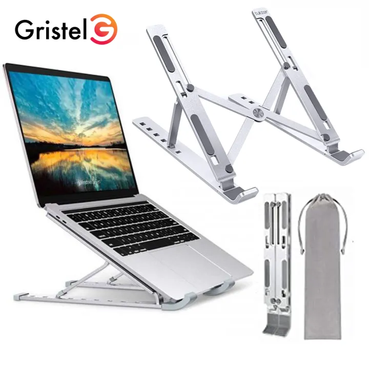 AluminumAlloy Adjustable Portable Folding Notebook Stand Foldable Laptop Stand - Image 2