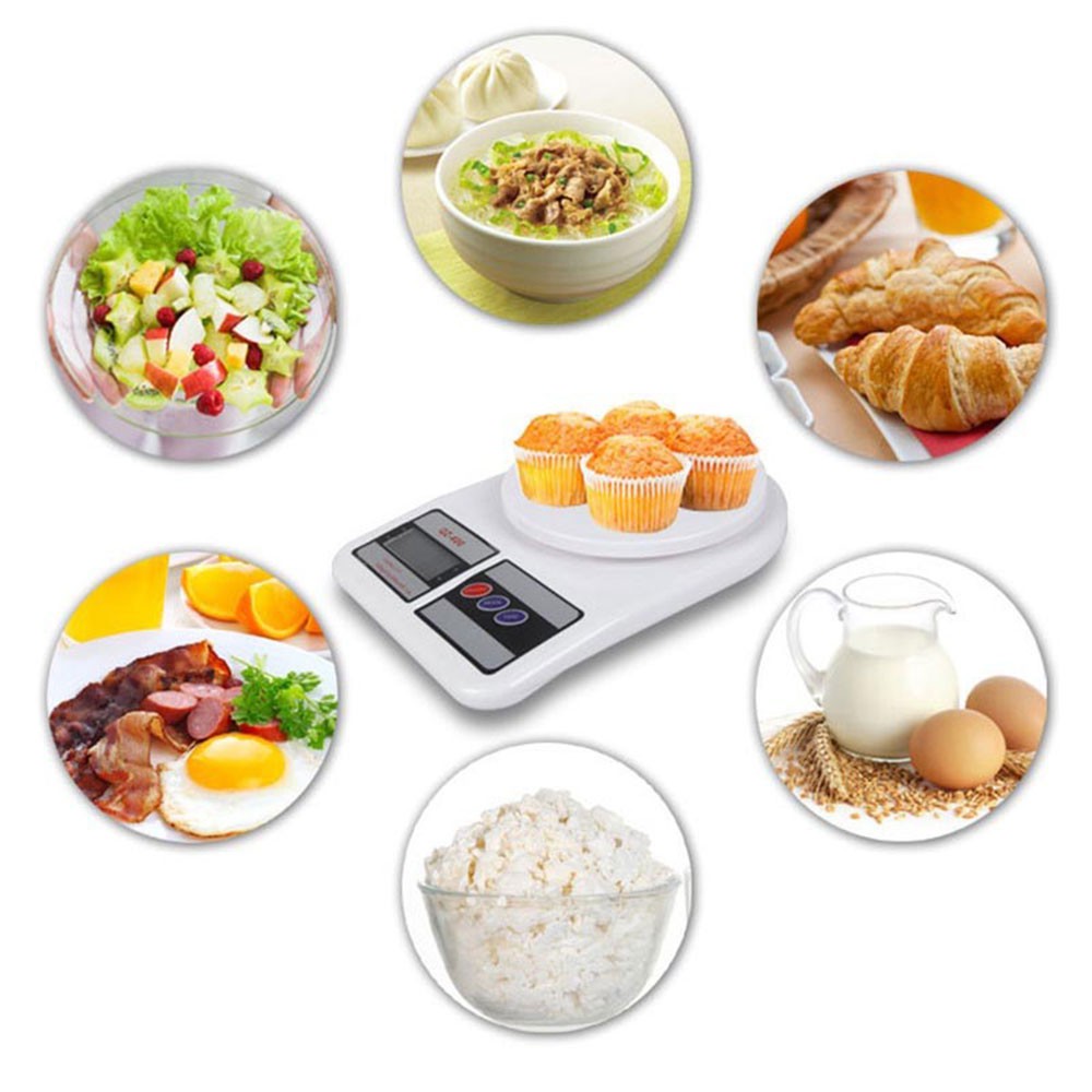 10 Kgs Weight Measure Spices Vegetable Liquids Digital Kitchen Scale - Image 5